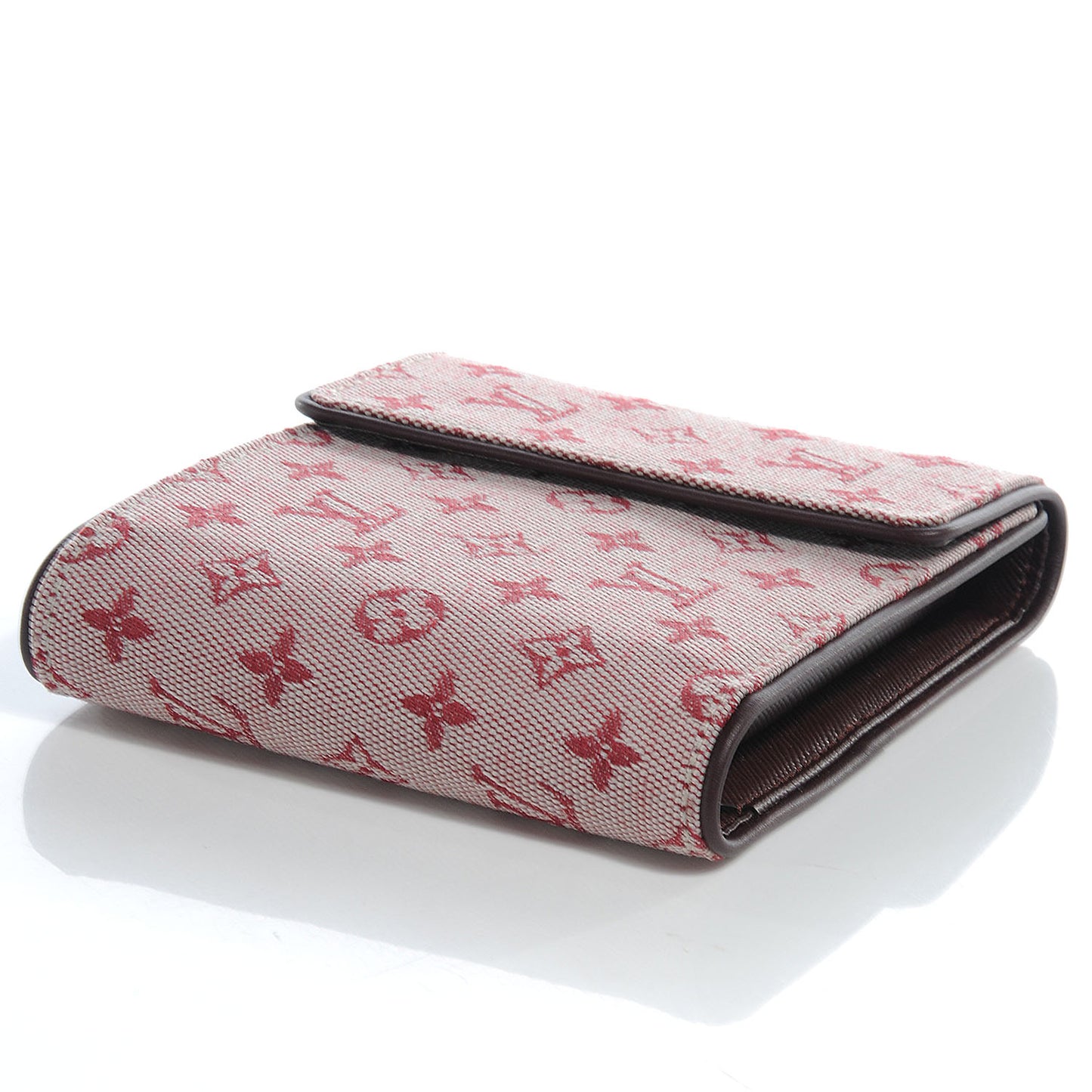 Mini Monogram Compact Wallet Cherry