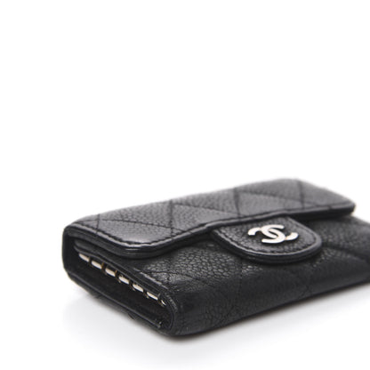 Chanel Caviar Quilted 6 Key Holder Black 4 of 12