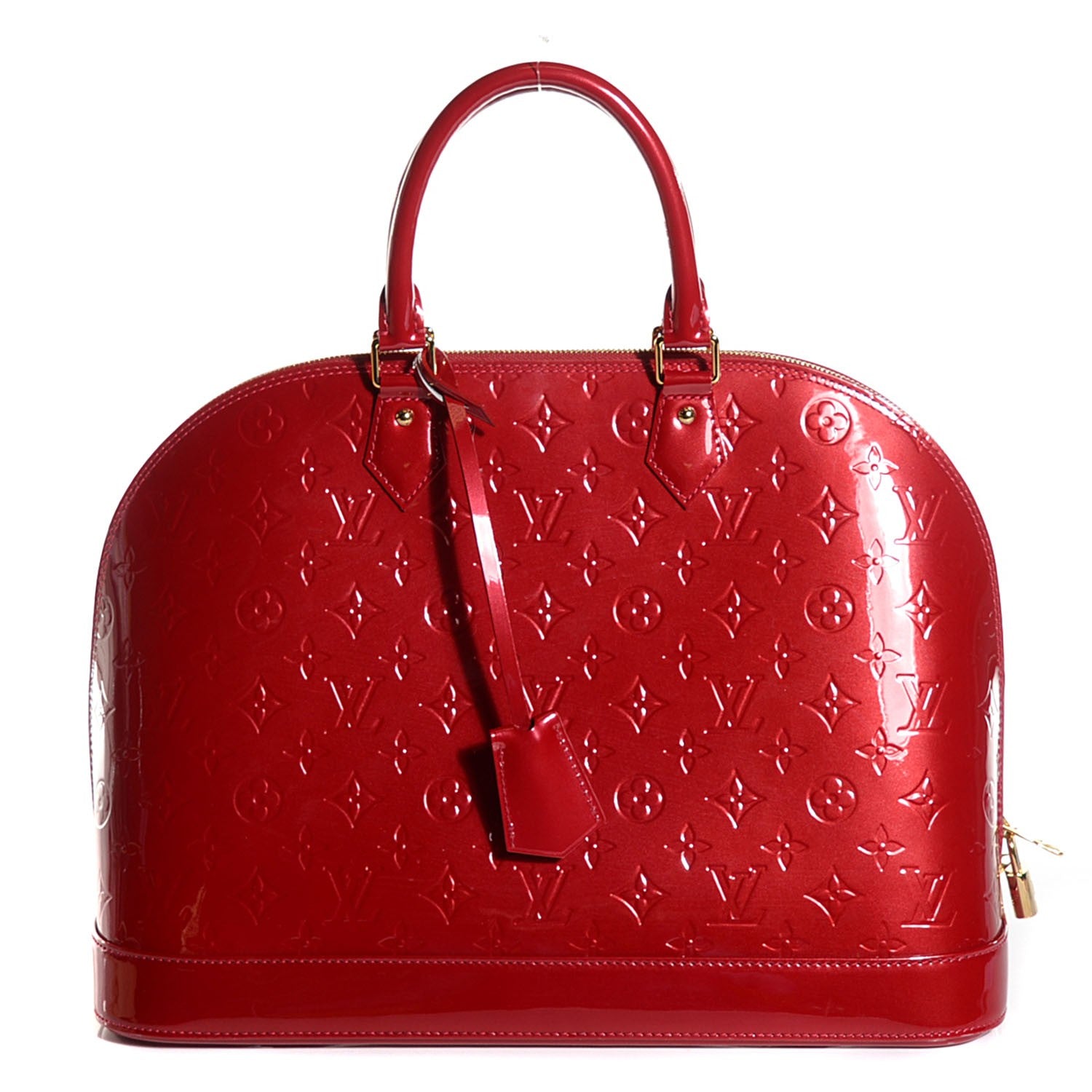 Louis Vuitton Vernis Alma GM Pomme D'Amour 8 of 14