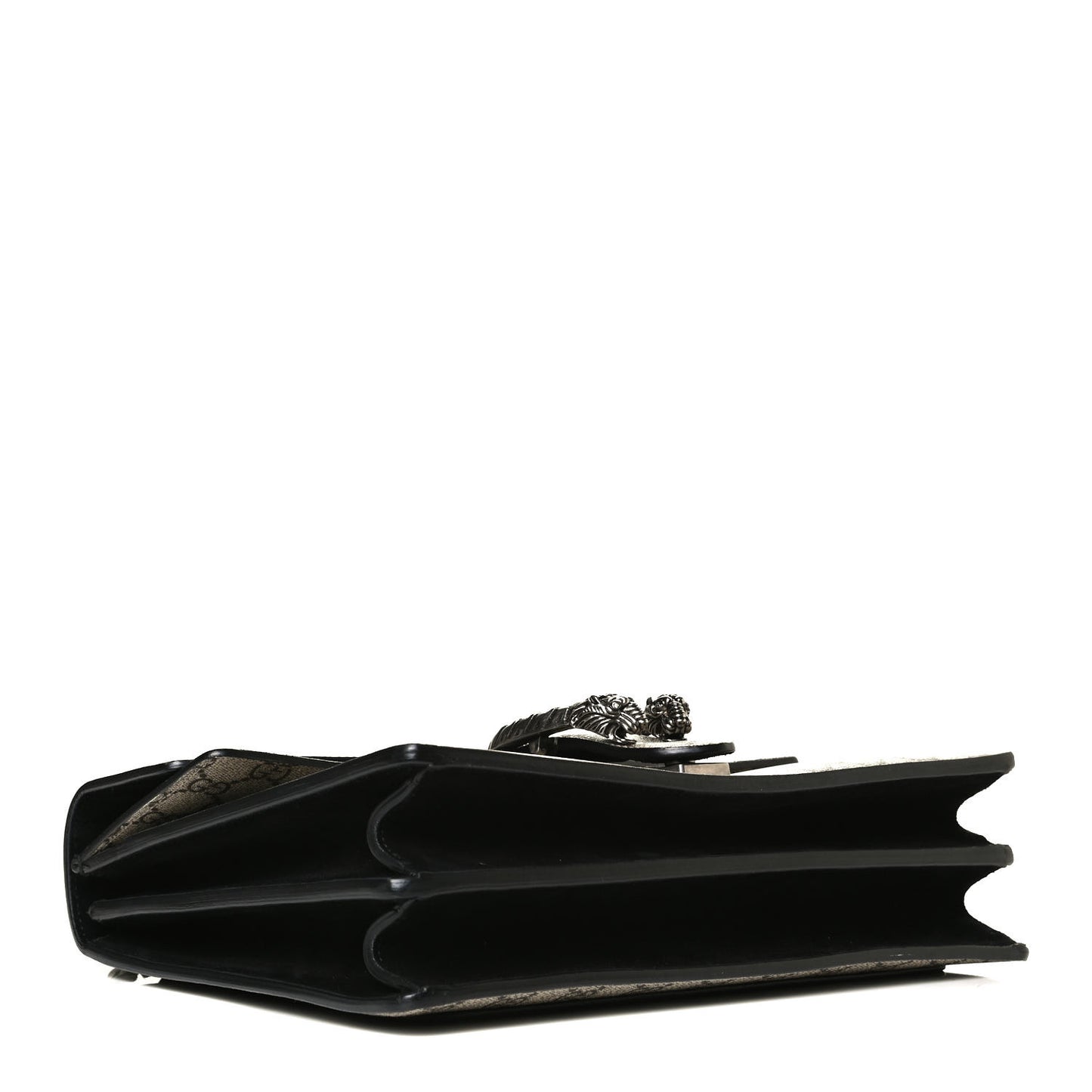 GG Supreme Monogram Medium Dionysus Shoulder Bag Black