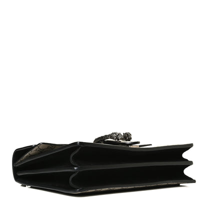 Gucci GG Supreme Monogram Medium Dionysus Shoulder Bag Black 4 of 12