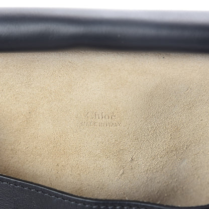 Chloe Suede Smooth Calfskin Medium Kurtis Shoulder Bag Black 6 of 8
