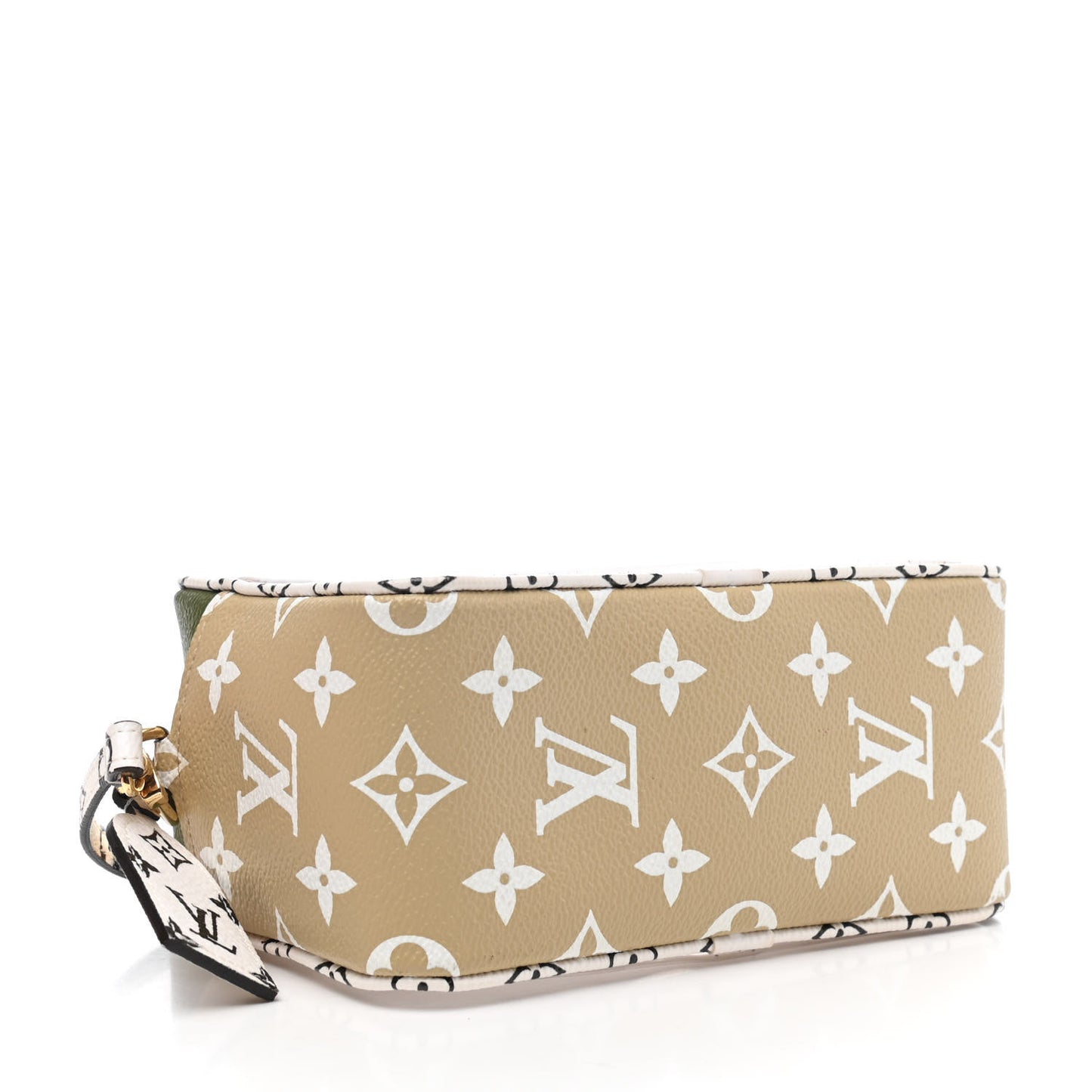 Monogram Giant Beach Pouch Kaki