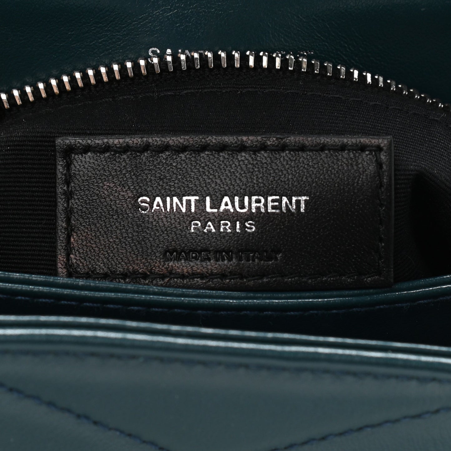 Calfskin Y Quilted Monogram Toy Loulou Satchel Dark Green