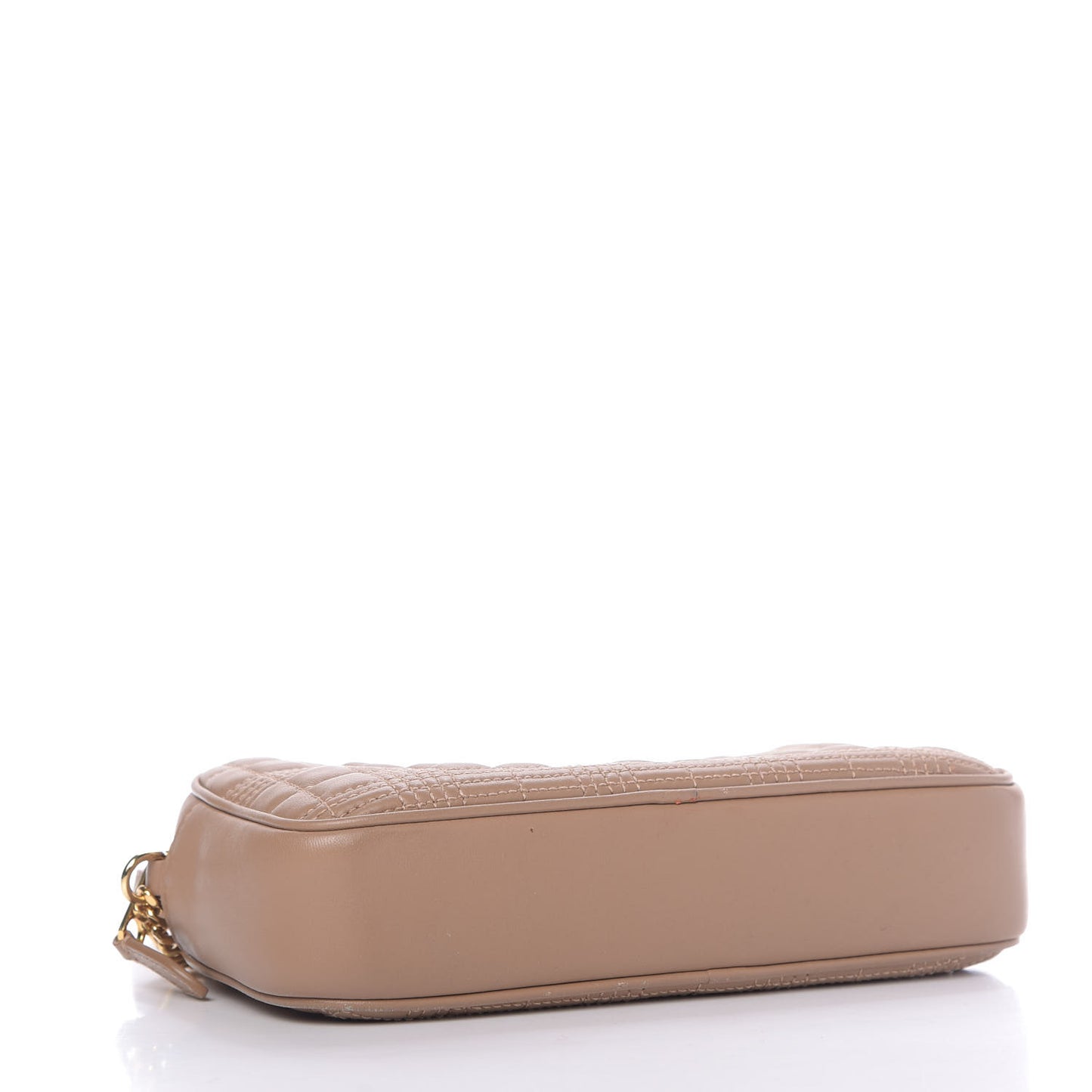 Lambskin Quilted Camera Bag Camel