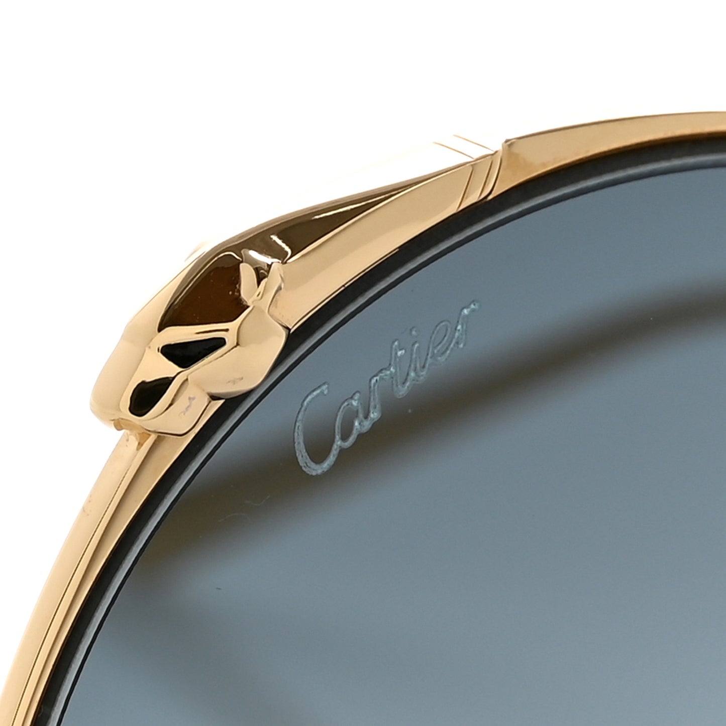 Panthere De Cartier Round Sunglasses CT0149S Gold