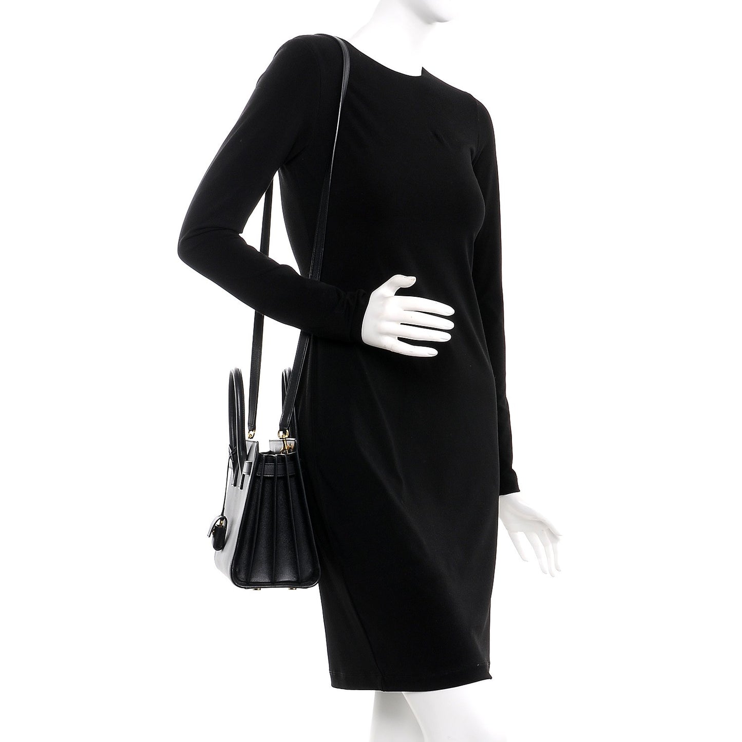 Calfskin Baby Sac De Jour Black