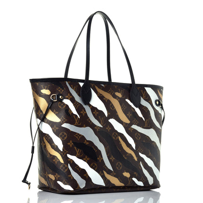 Louis Vuitton X LOL Monogram Neverfull MM Gold Silver 3 of 10