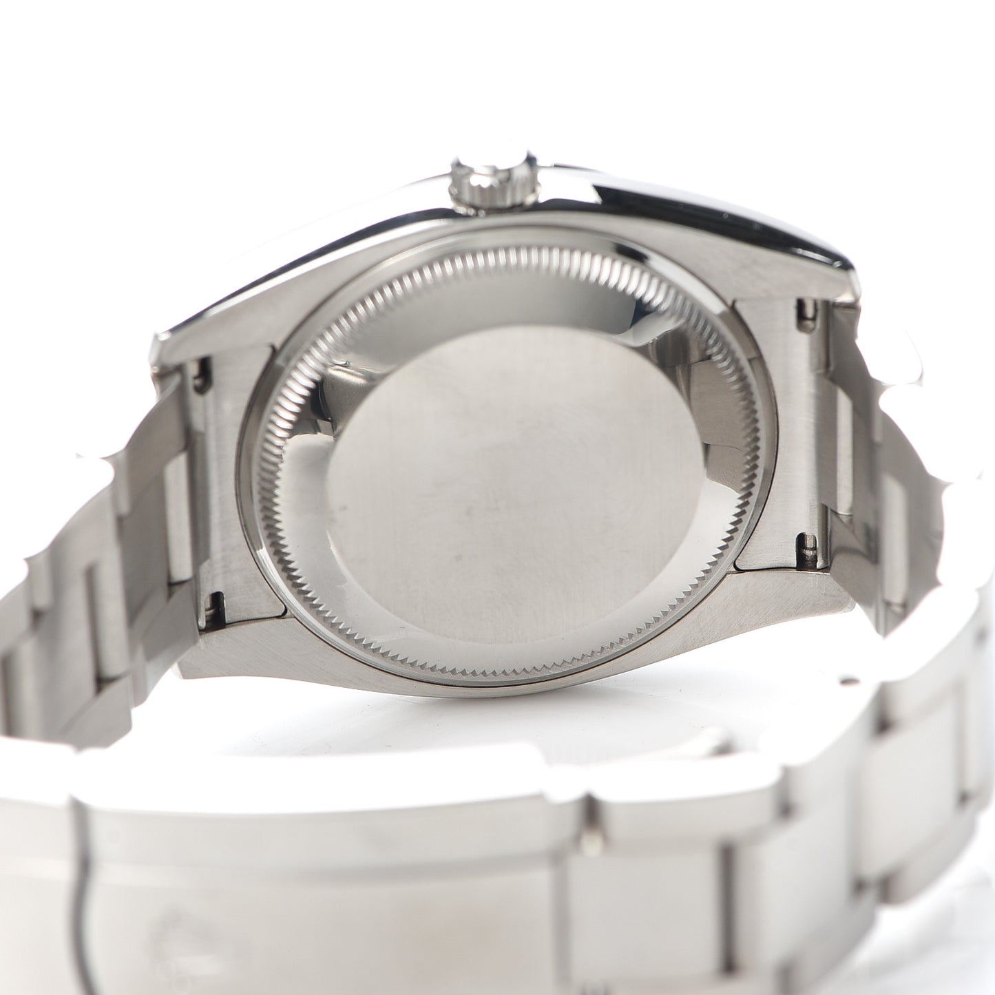 Stainless Steel 34mm Oyster Perpetual Air-King Watch Pink Index 114200