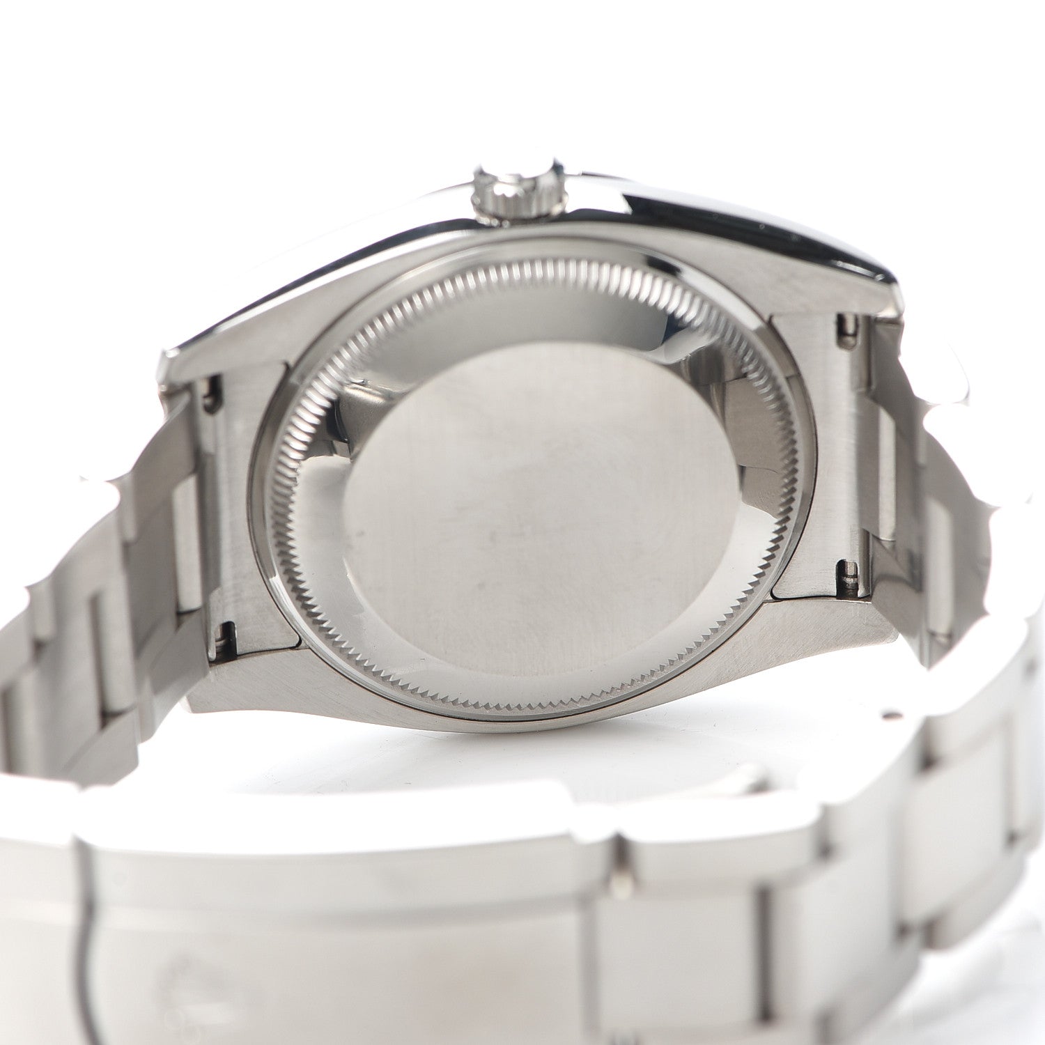 Rolex Stainless Steel 34mm Oyster Perpetual Air-King Watch Pink Index 114200 4 of 5