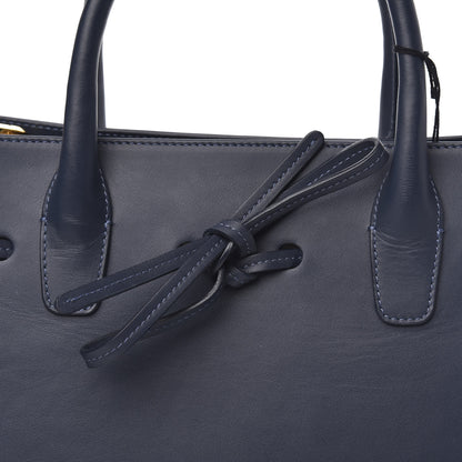 Mansur Gavriel Calfskin Sun Bag Blu 9 of 9