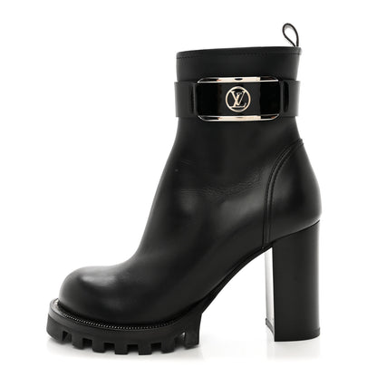Louis Vuitton Calfskin Star Trail Ankle Boots 38 Black 1 of 14