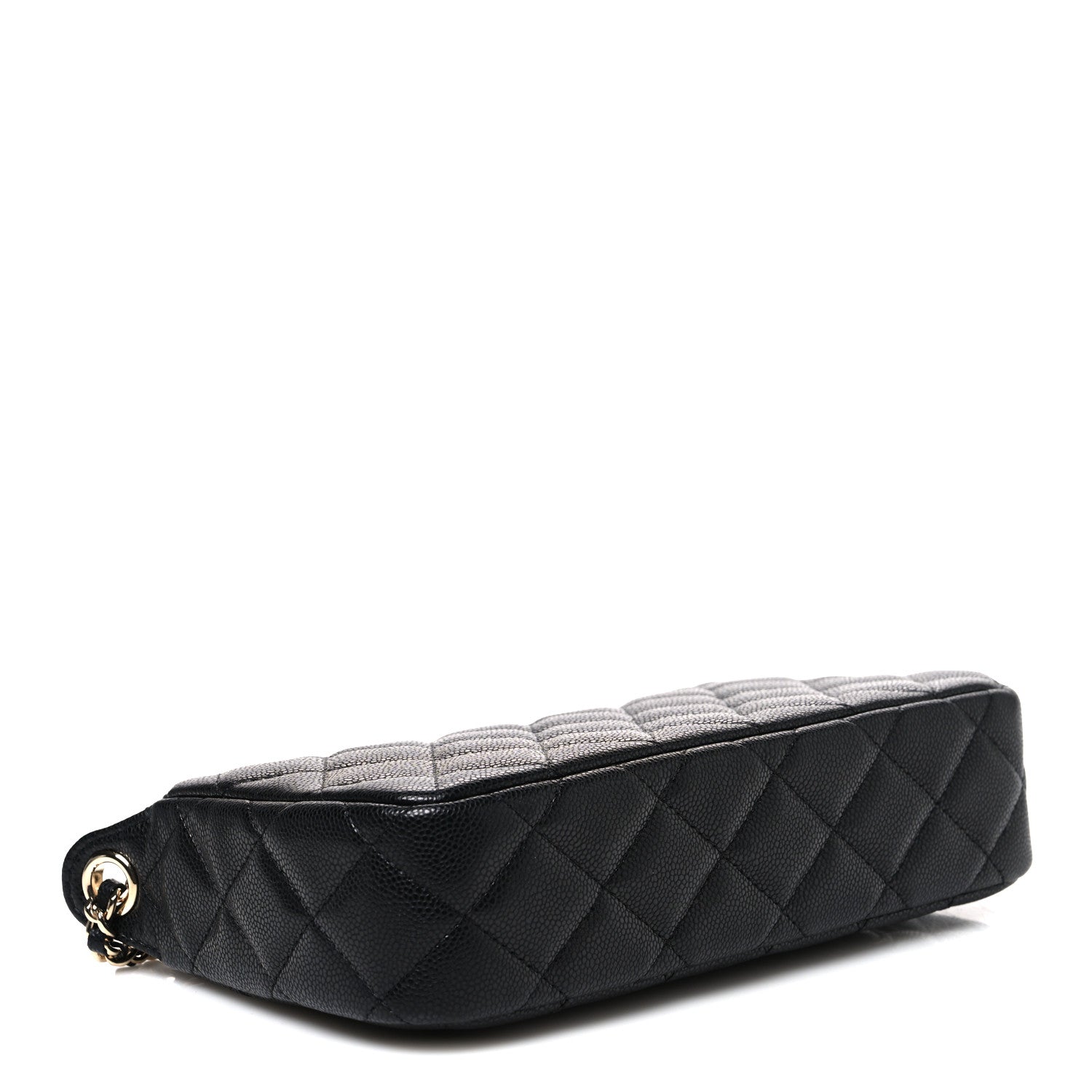 Chanel Caviar Quilted Purse With Chain Black 4 of 11