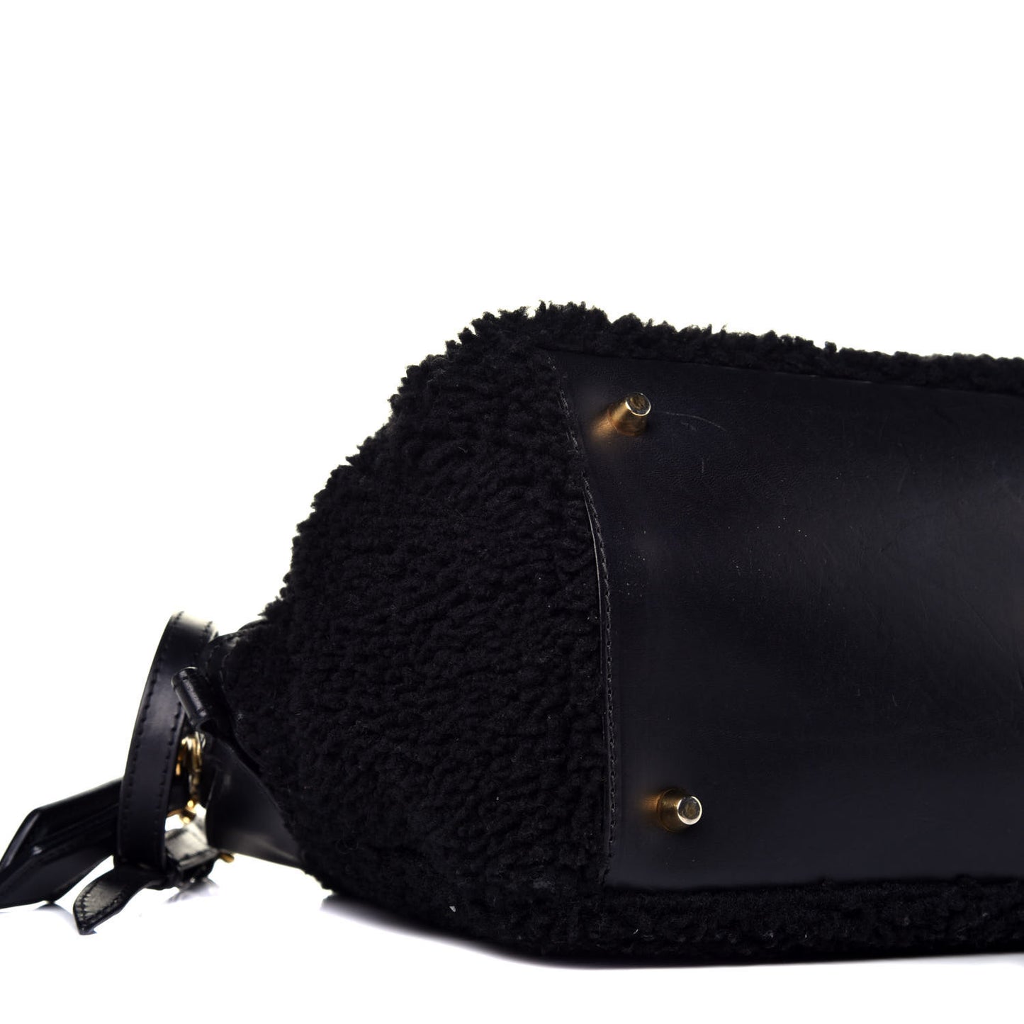 Prorsum Shearling Milverton Satchel Black