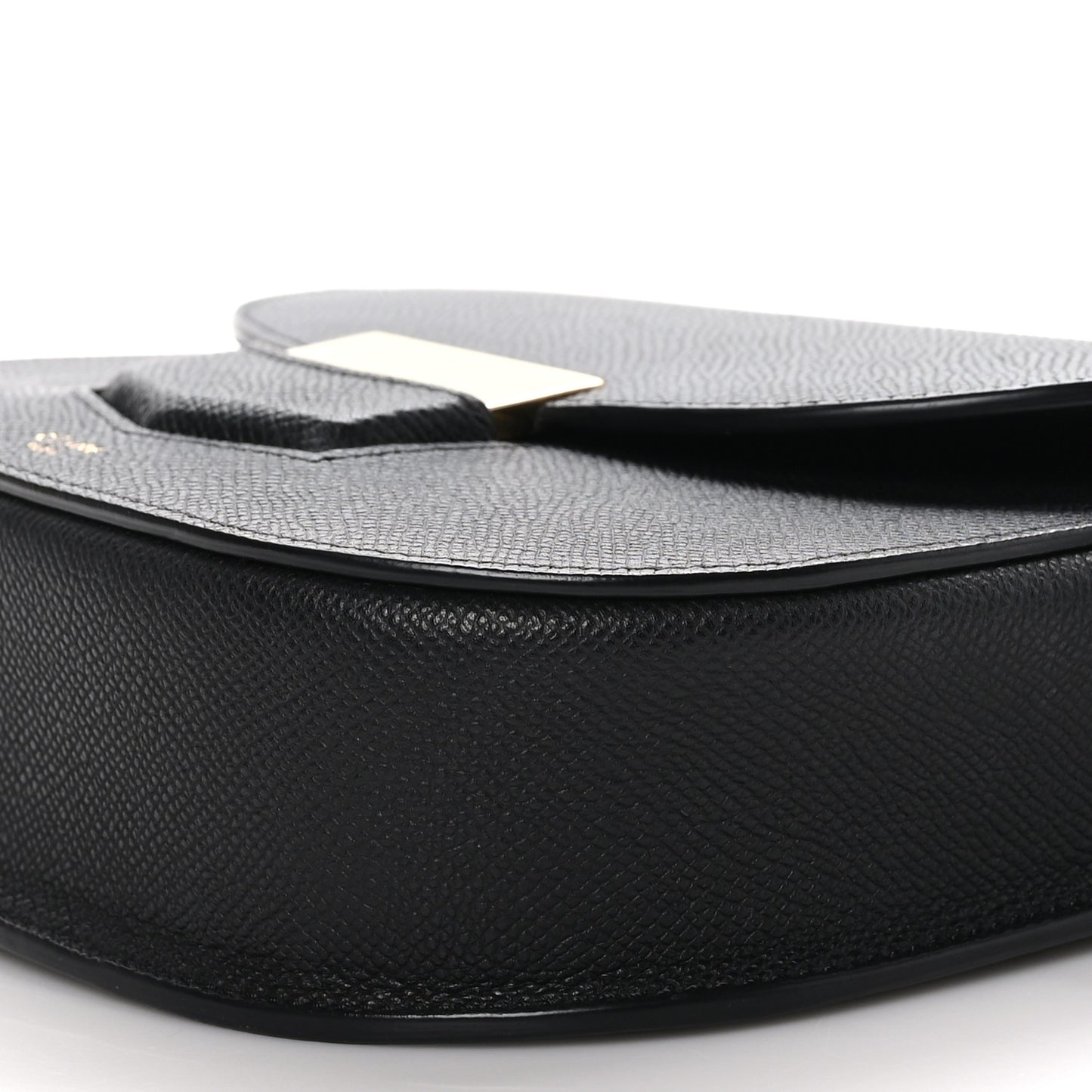 Baby Grained Calfskin Small Trotteur Black