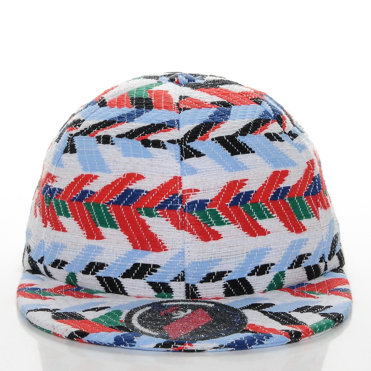 Chanel Cotton Strass Cap Hat Multicolor 2 of 6