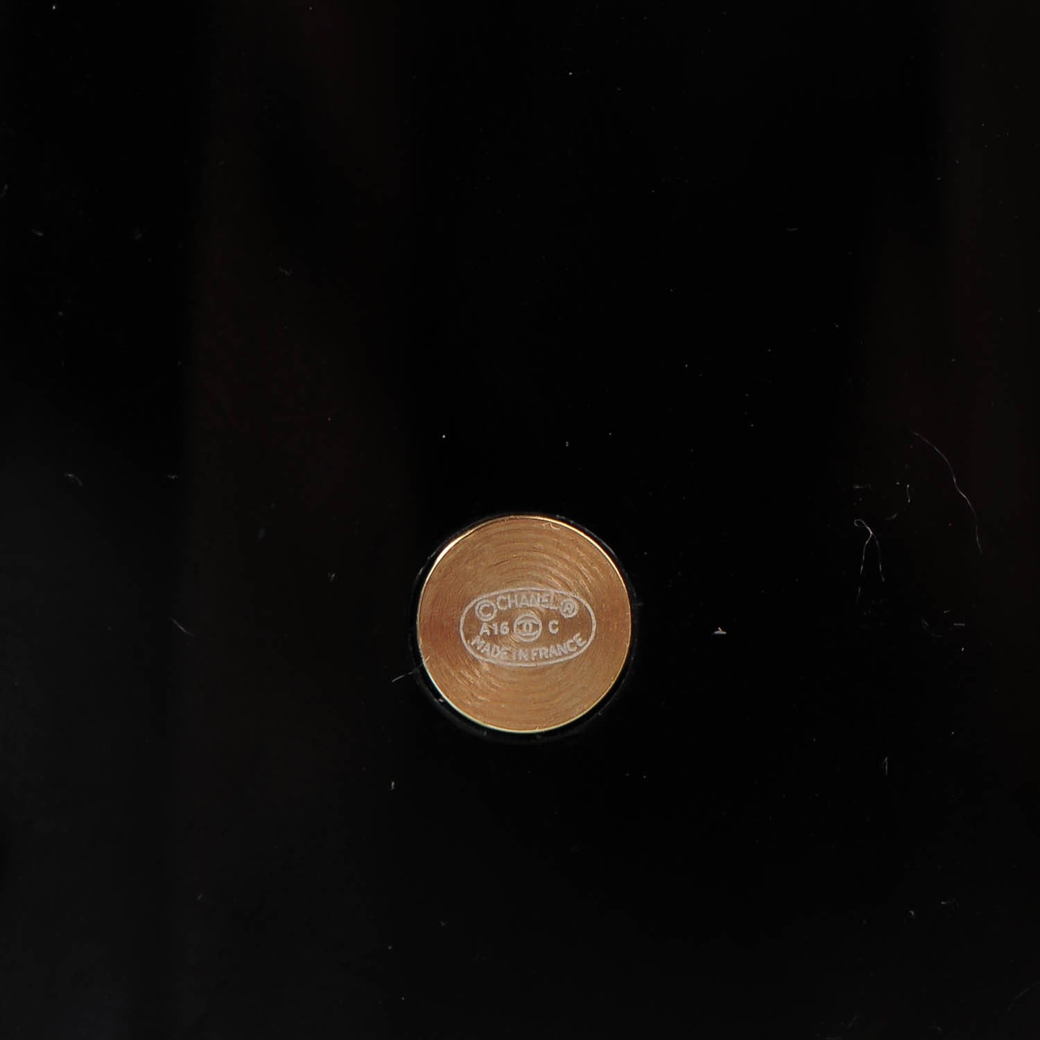 Chanel Resin Crystal Pearl Cuff Black 4 of 6