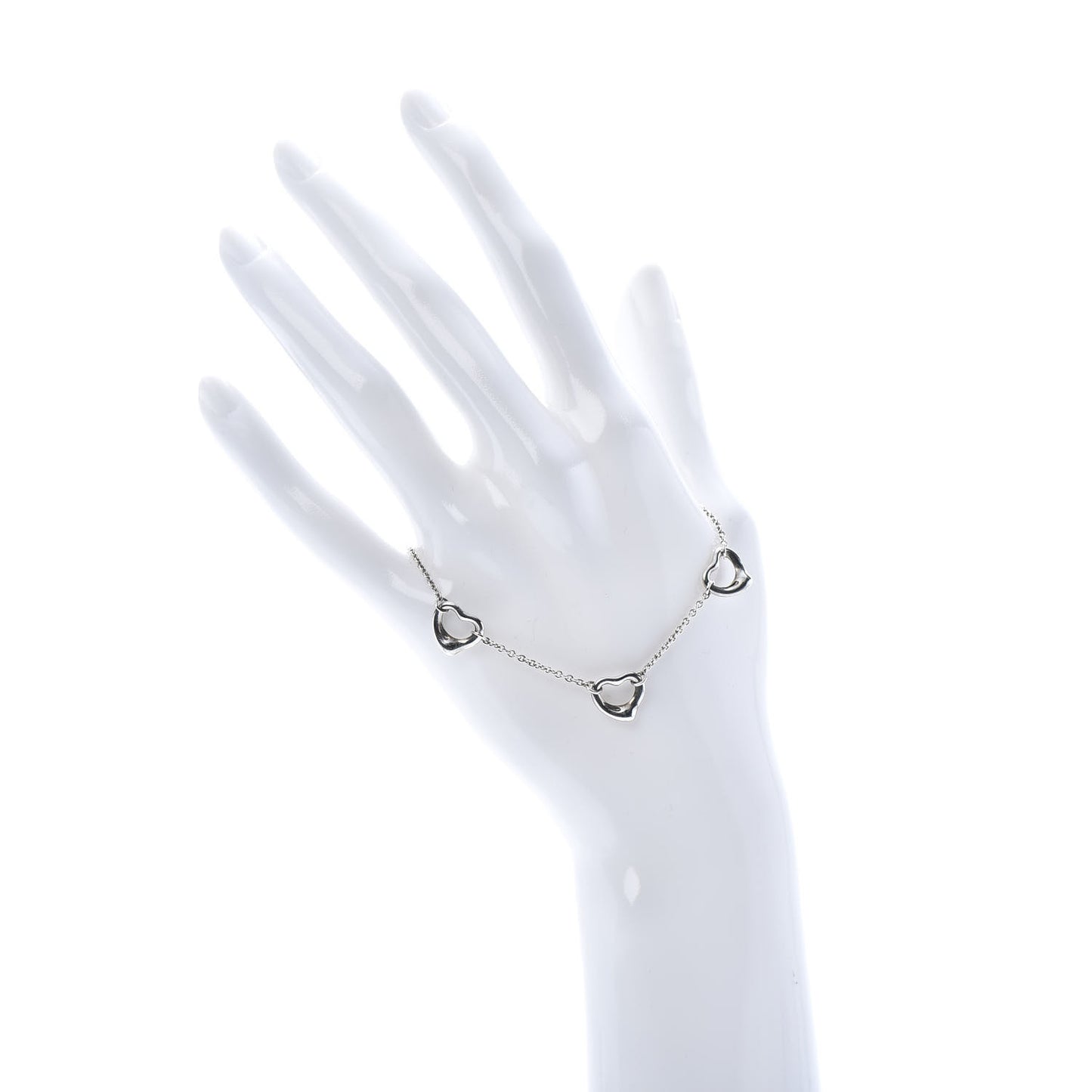 Sterling Silver Elsa Peretti Open Heart Bracelet