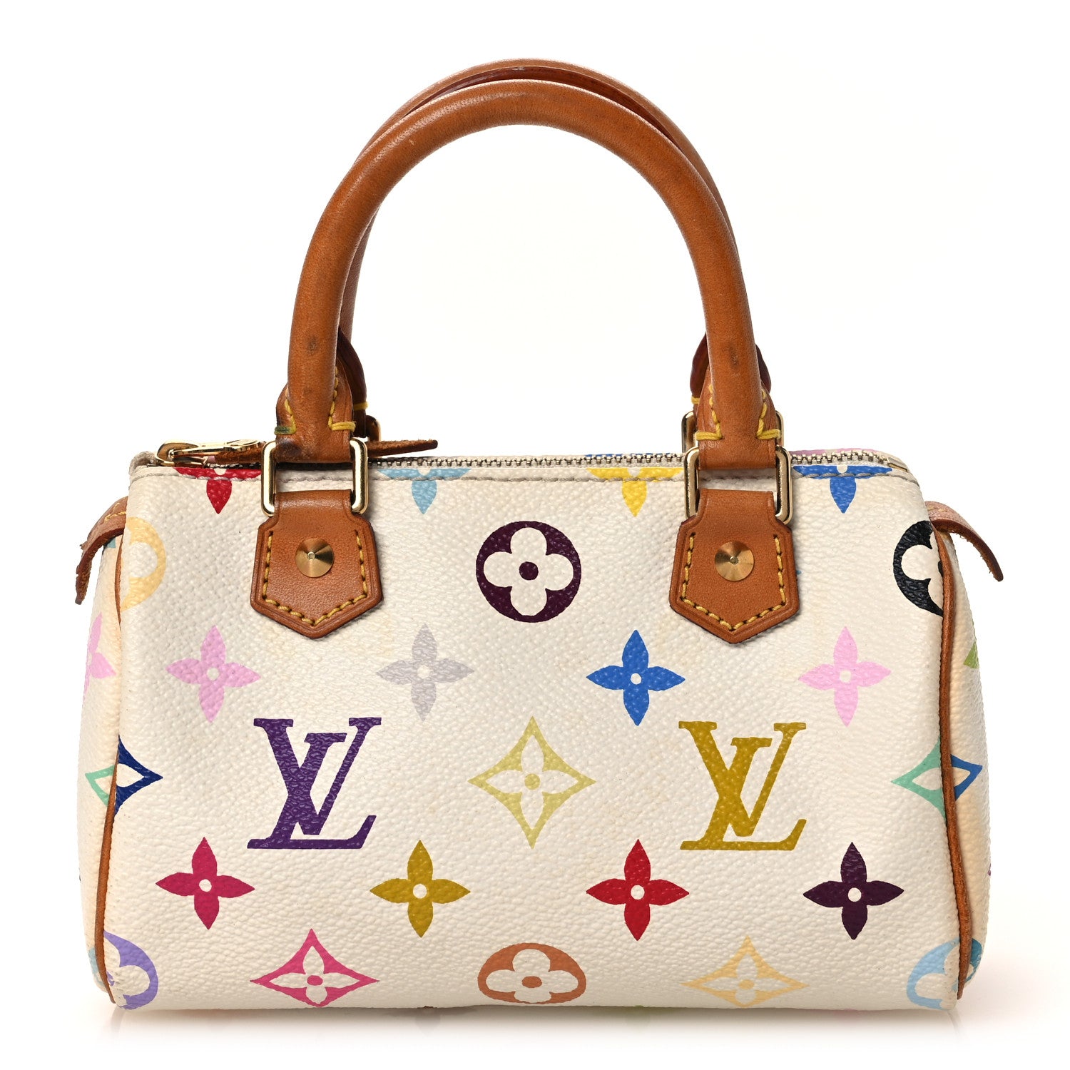 Louis Vuitton Monogram Multicolor Mini Sac HL Speedy White 1 of 11