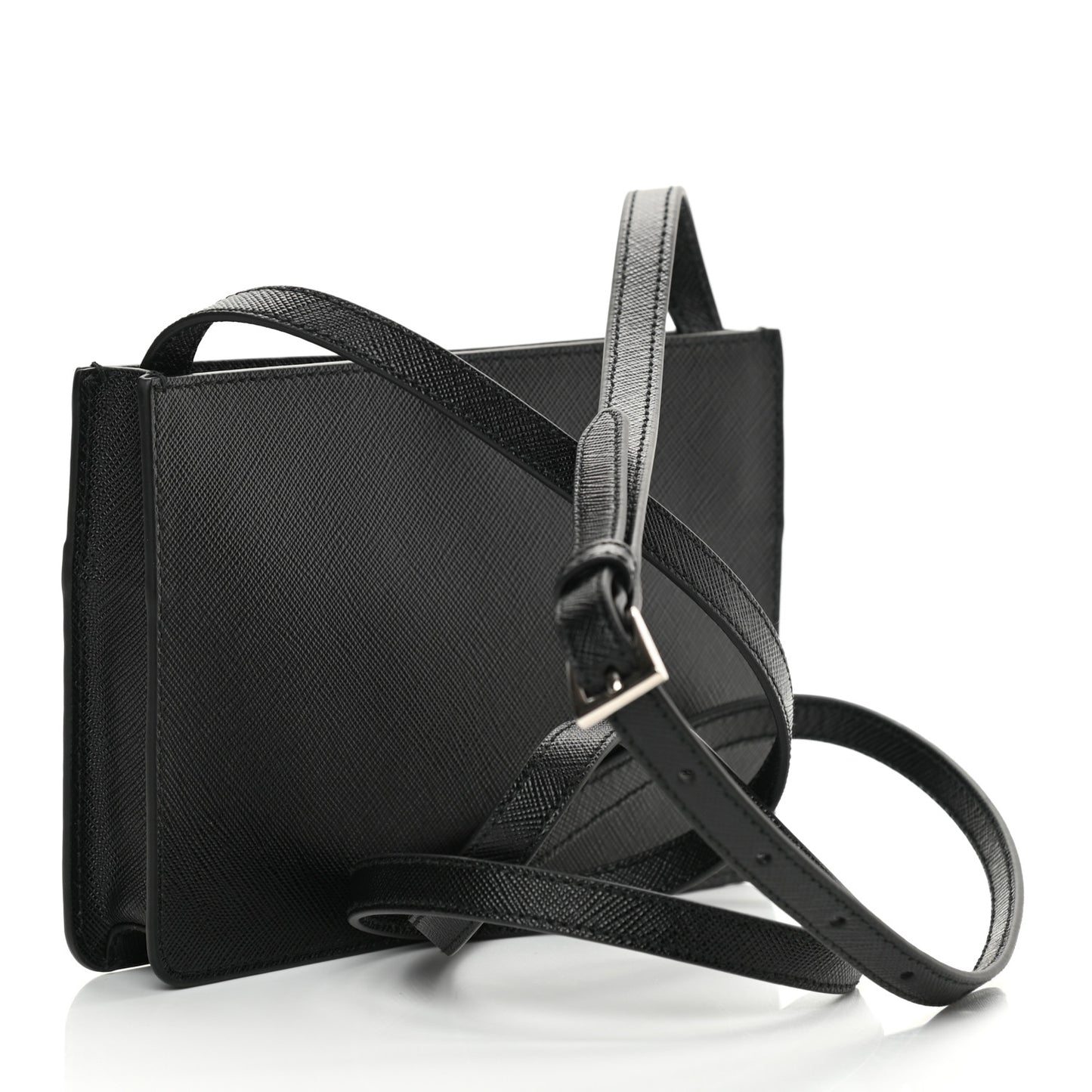 Saffiano Crossbody Bag Black