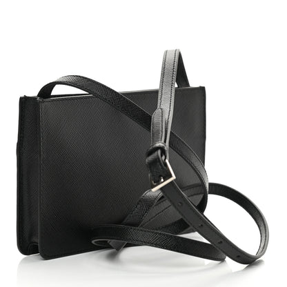 Prada Saffiano Crossbody Bag Black 2 of 9