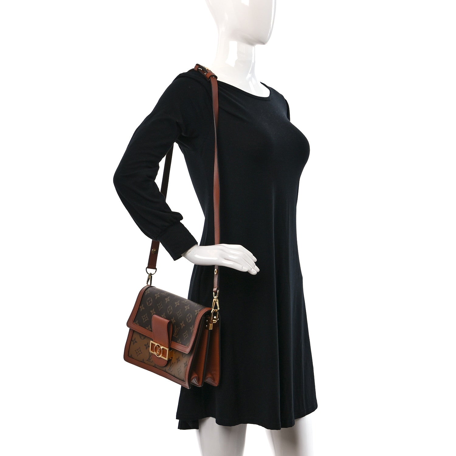 Louis Vuitton Reverse Monogram Dauphine MM 2 of 11