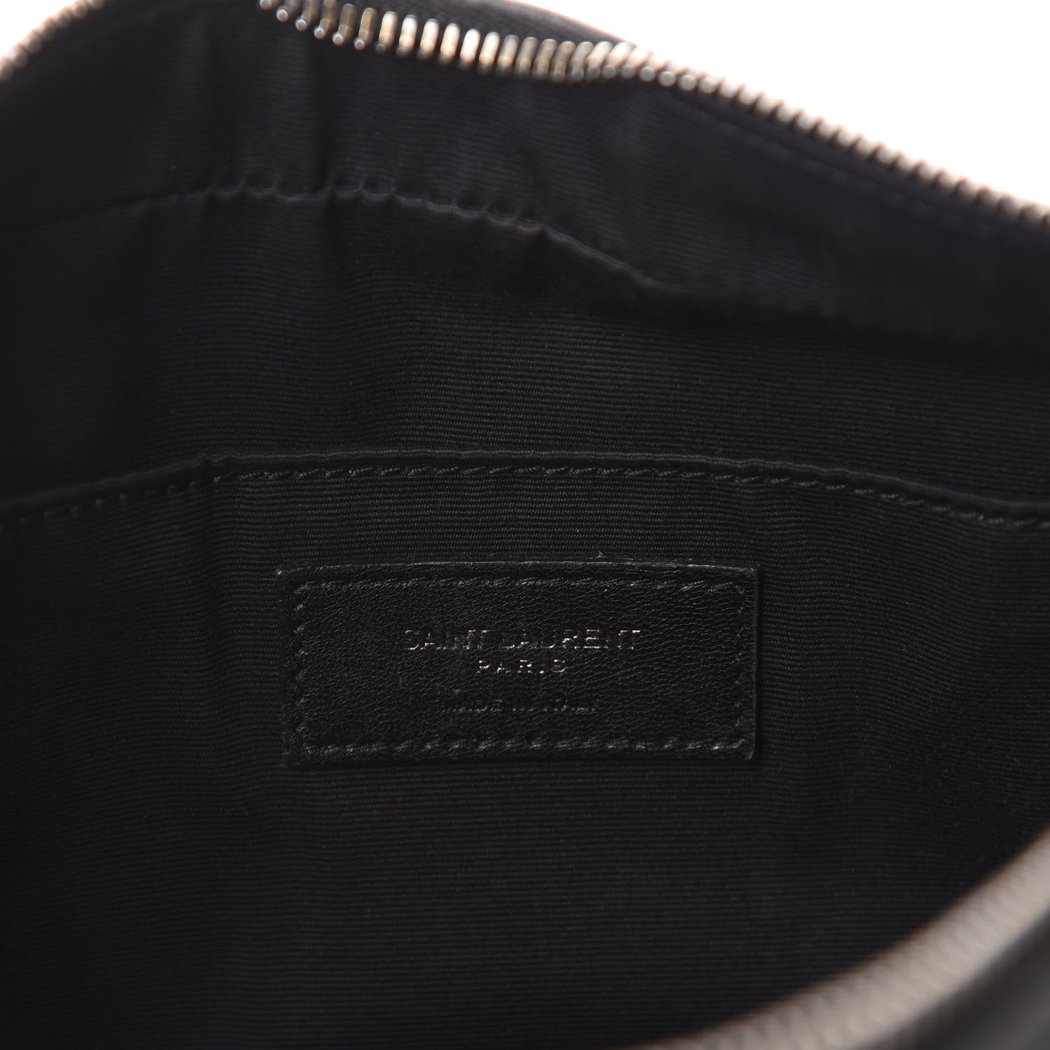 Saint Laurent Calfskin Crocodile Embossed Monogram Lou Camera Bag Black 8 of 11