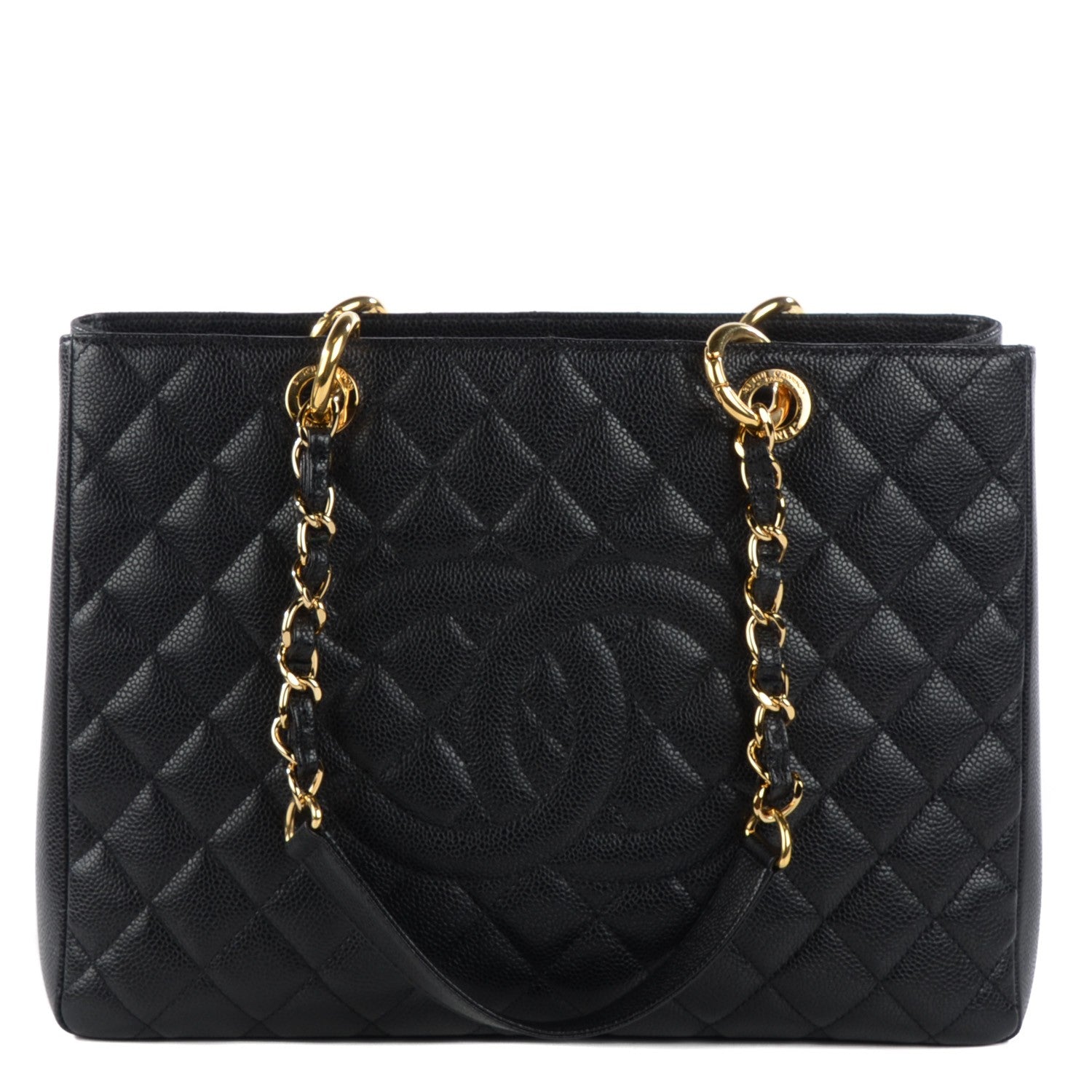 Chanel Caviar Quilted Grand Shopping Tote GST Black 1 of 7