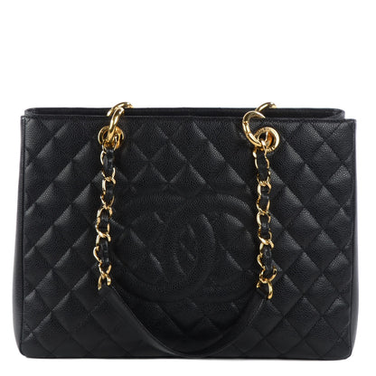 Chanel Caviar Quilted Grand Shopping Tote GST Black 1 of 7