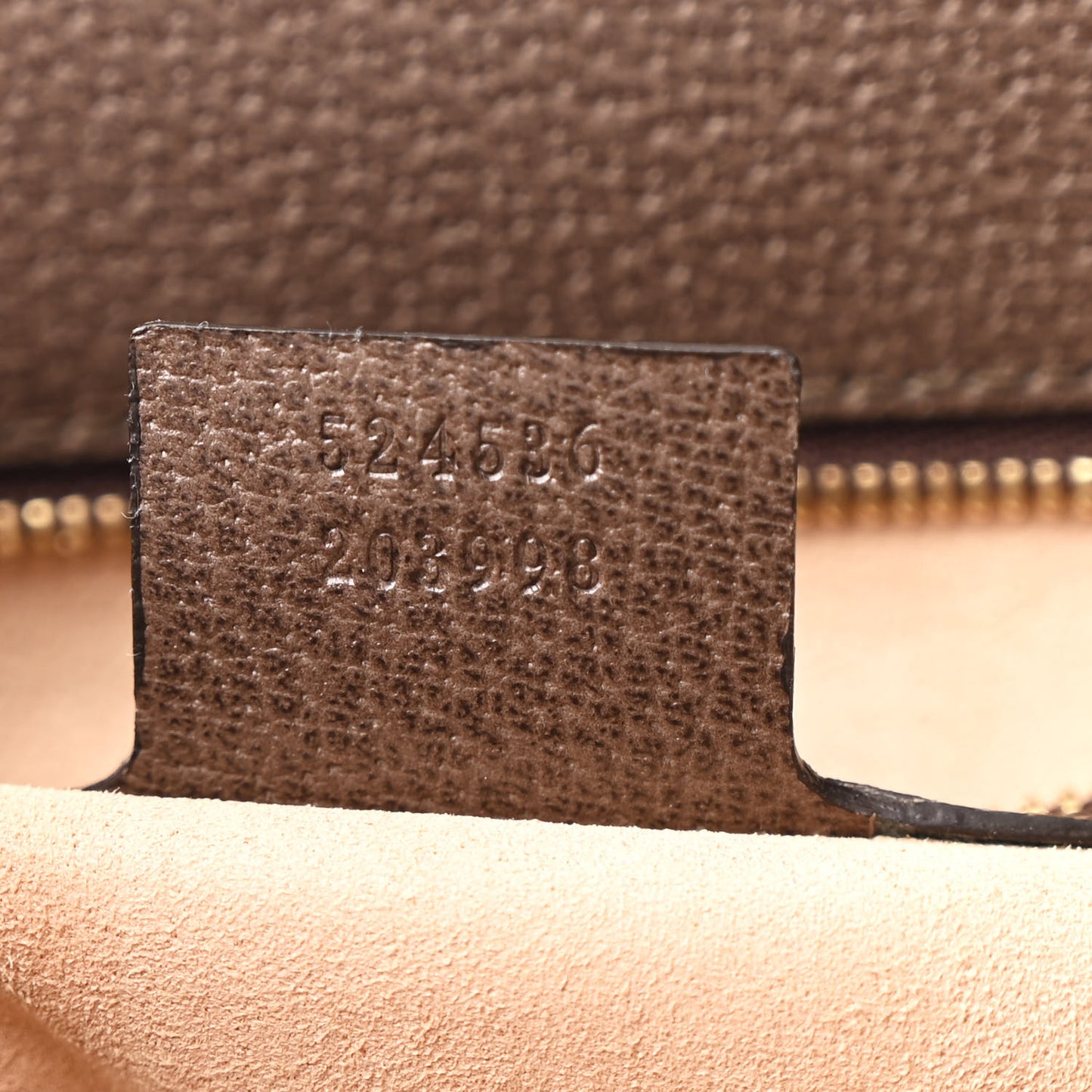 GG Supreme Monogram Web Ophidia Vertical Tote Brown