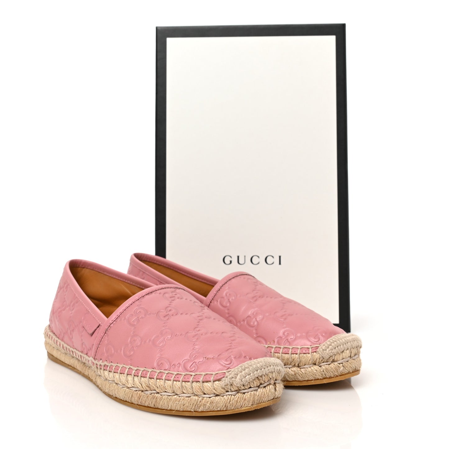 Guccissima Signature Espadrilles 39 Rose Baby Candy