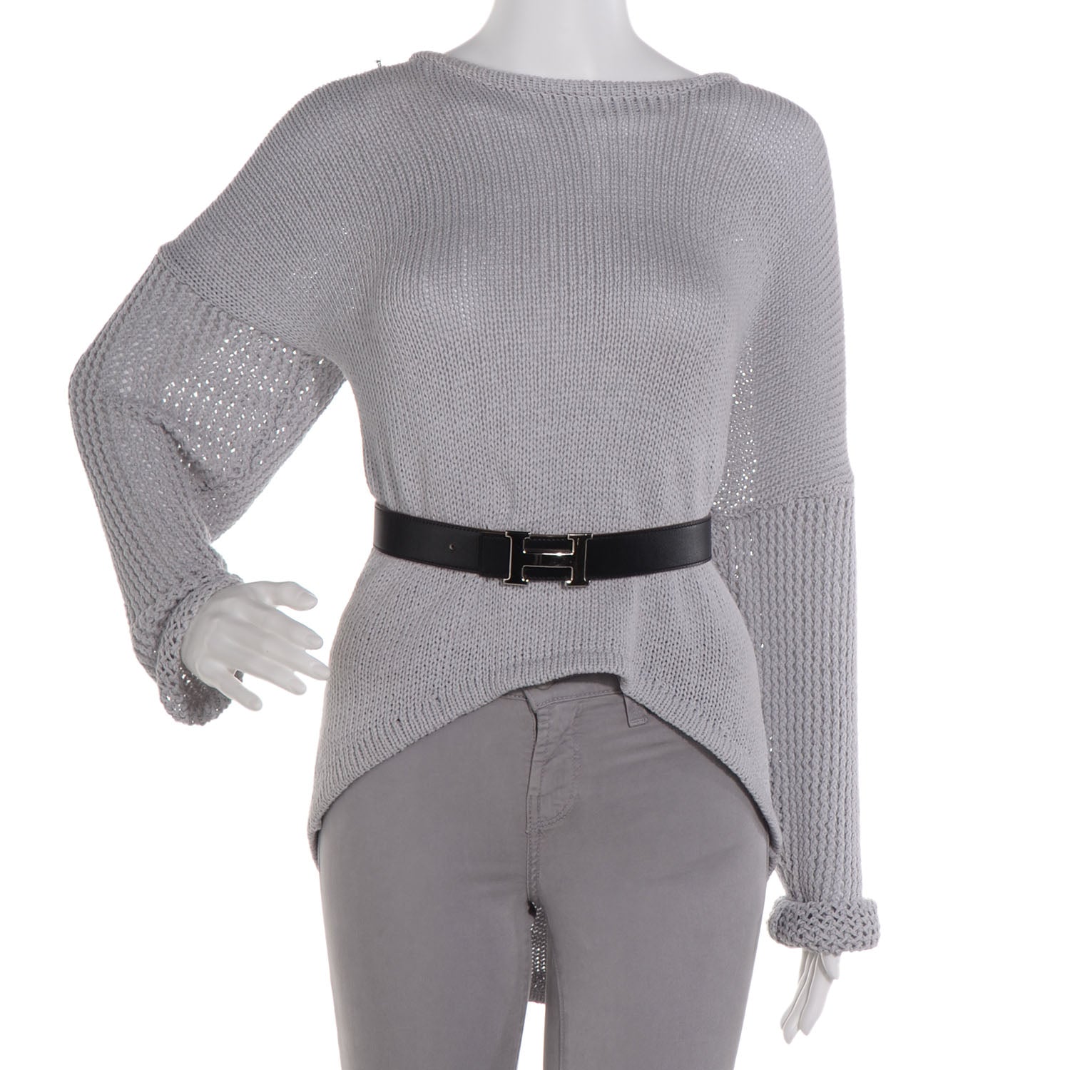 Hermes Box Togo Reversible Polished Constance 32mm H Belt Noir Gold 65 2 of 5