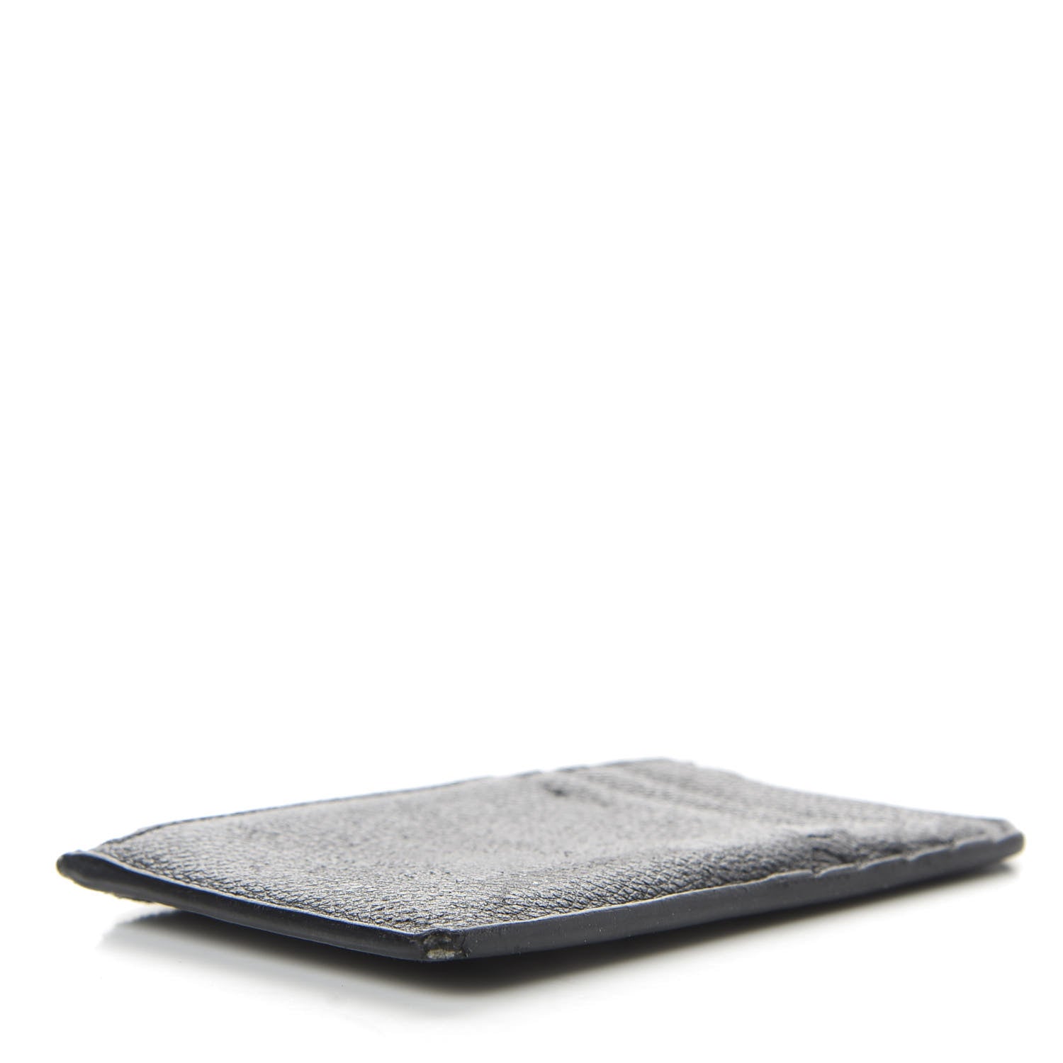 Saint Laurent Grained Calfskin 5 Fragments Zip Pouch Card Holder Black 5 of 7