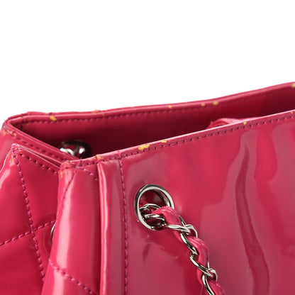 Chanel Vinyl Lipstick Ligne Accordion Tote Pink 13 of 16
