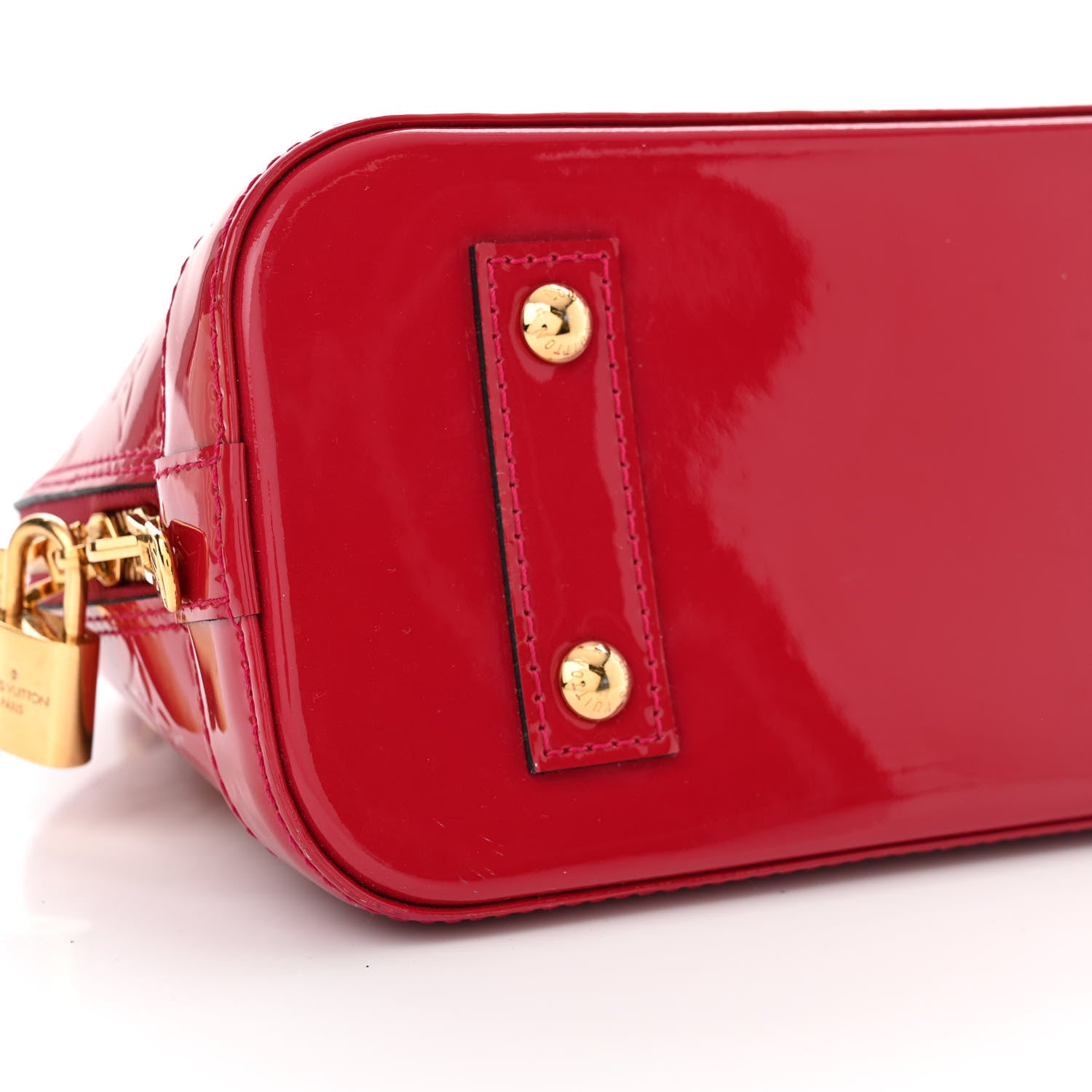Louis Vuitton Vernis Alma BB Rose Indien 9 of 11
