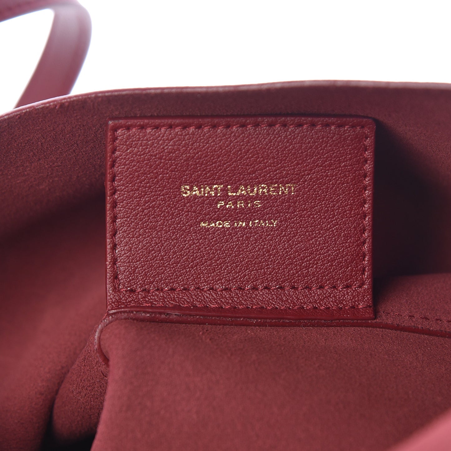Calfskin Large Shopping Tote Rouge Legion
