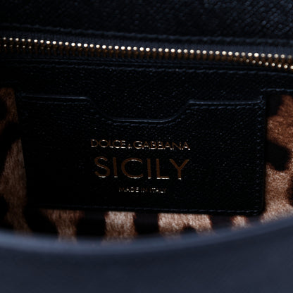 Dolce & Gabbana Dauphine Medium Miss Sicily Satchel Black 7 of 10