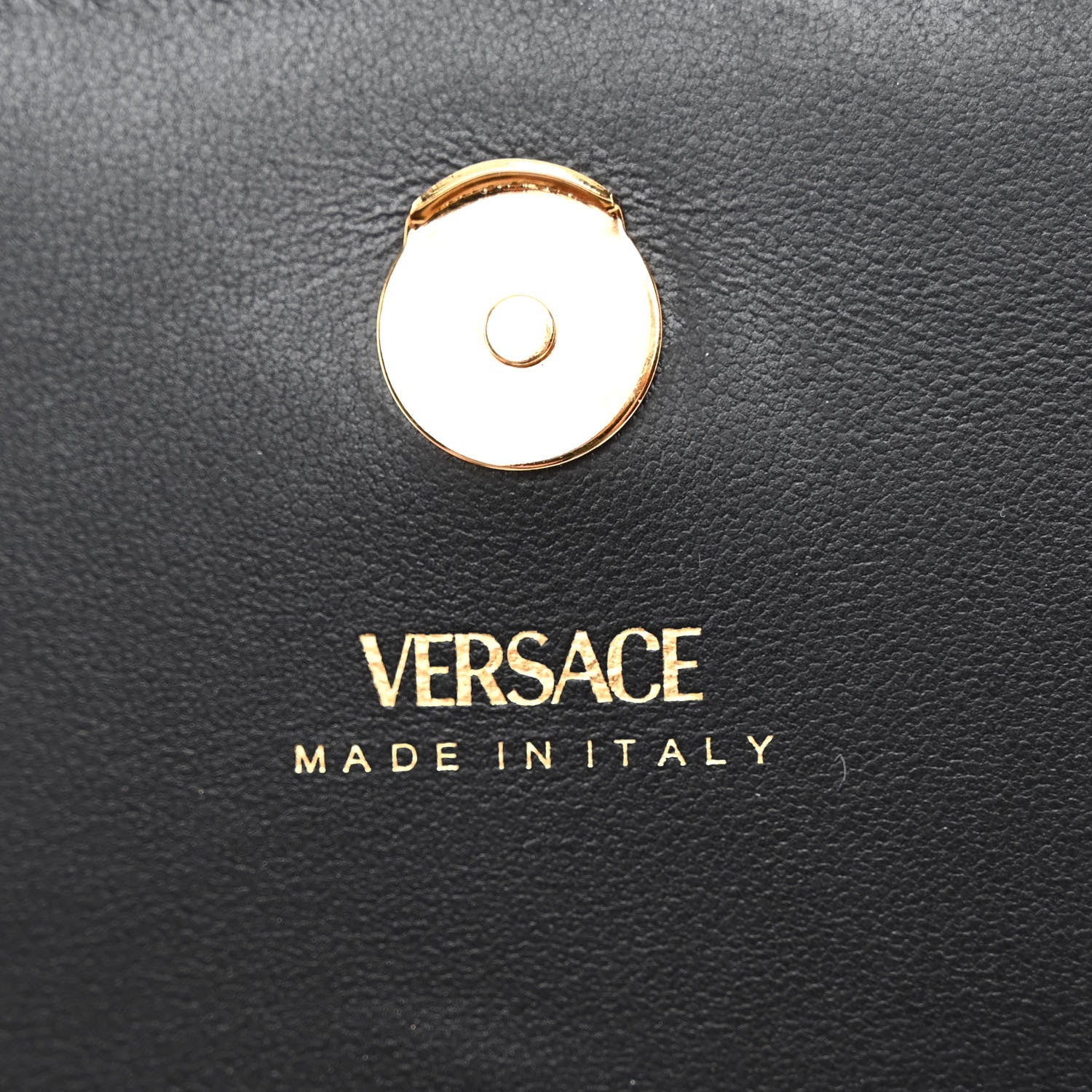 Versace Nappa Quilted Virtus Clutch Bag Black 6 of 9