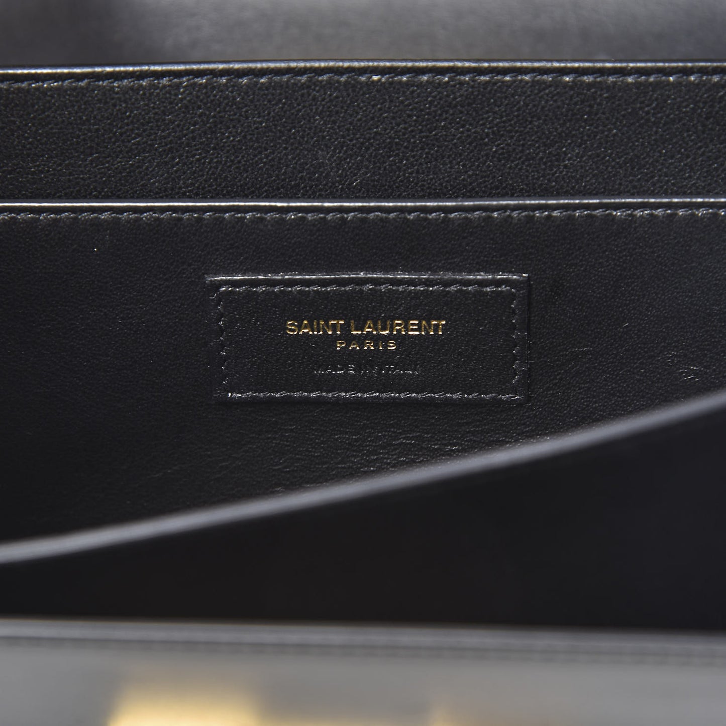Smooth Calfskin Medium Domino Shoulder Bag Black