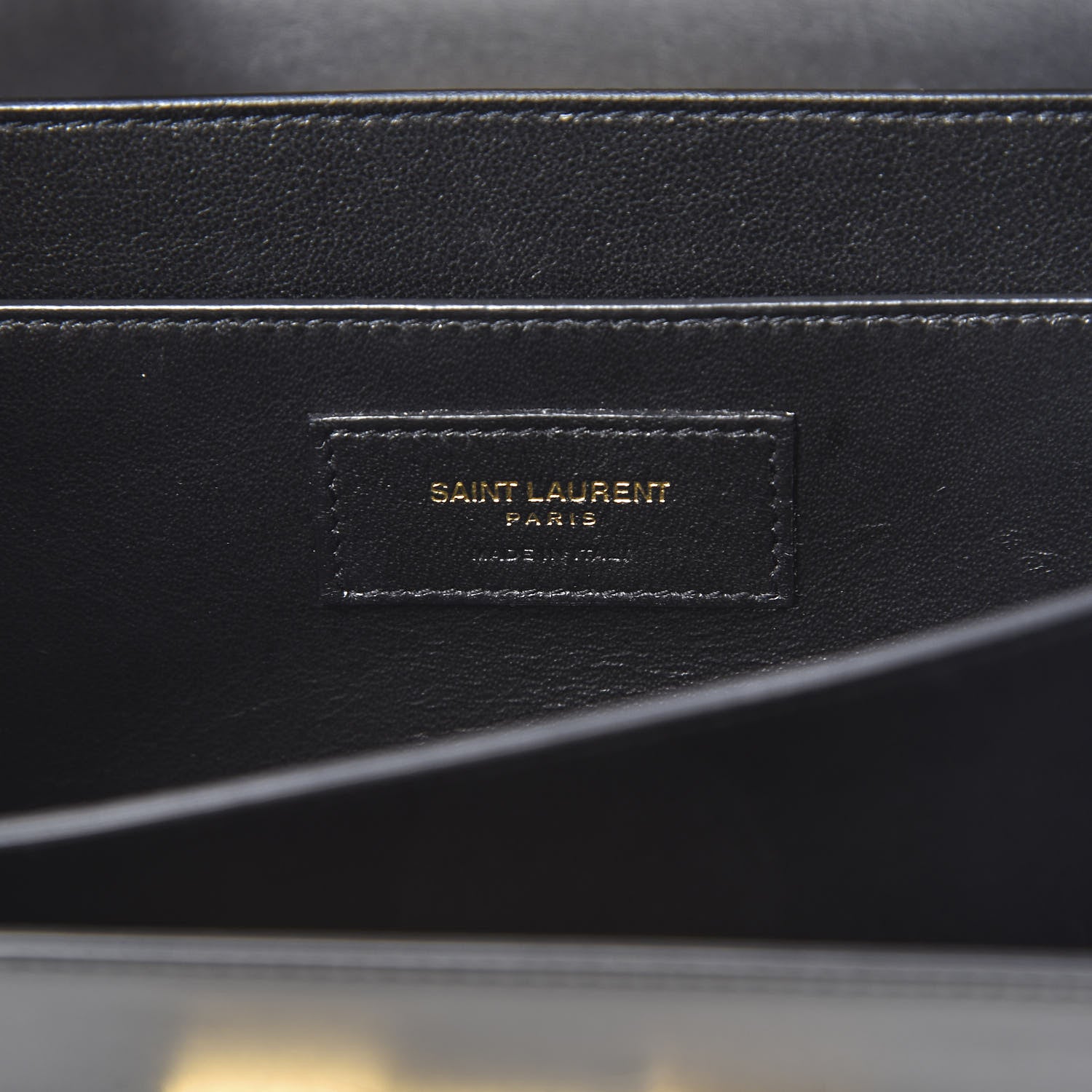 Saint Laurent Smooth Calfskin Medium Domino Shoulder Bag Black 6 of 13