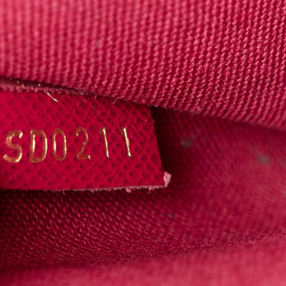 Louis Vuitton Monogram Pochette Felicie Chain Wallet Fuchsia 7 of 11