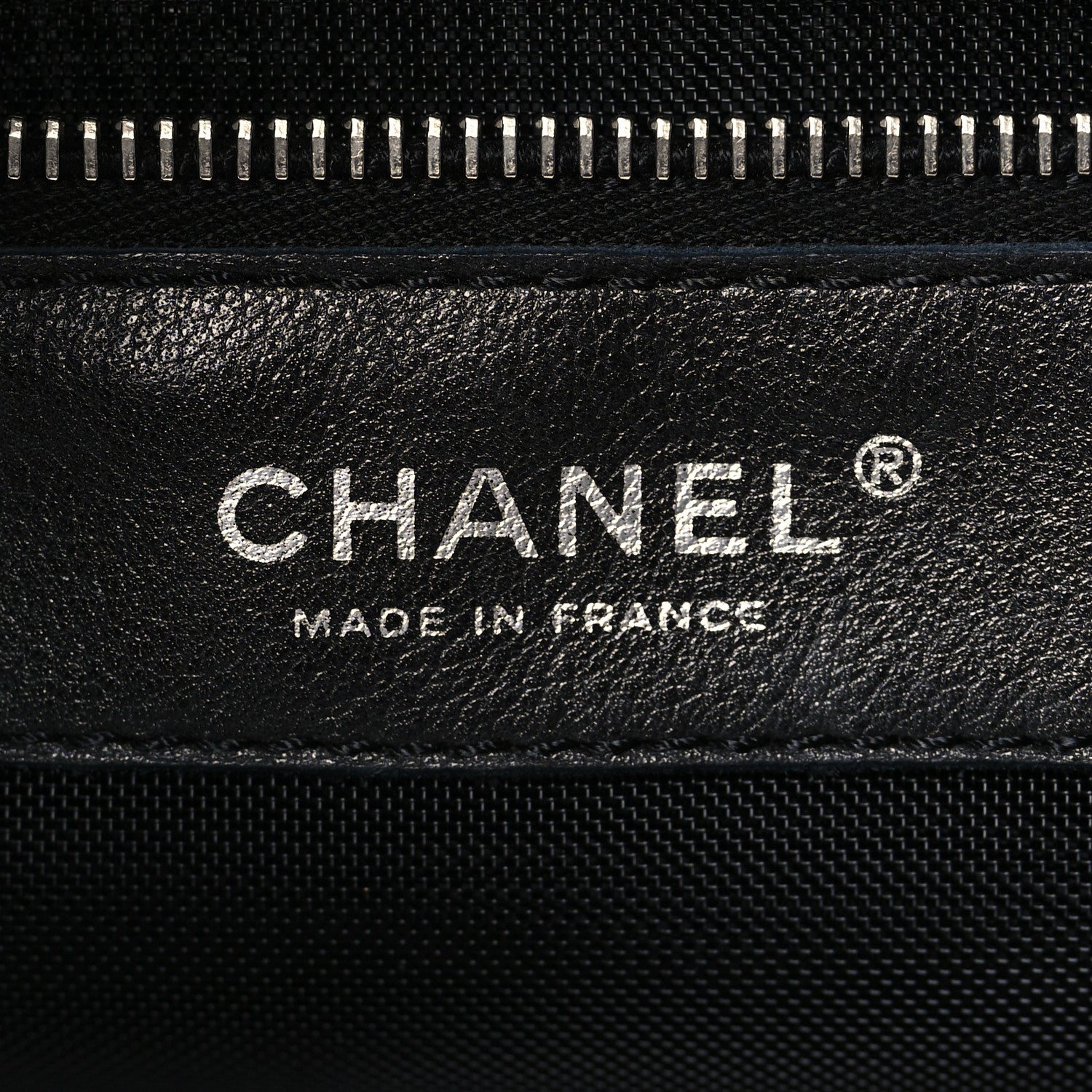 Chanel Calfskin Mesh Hidden Sequin CC Tote Black 6 of 10