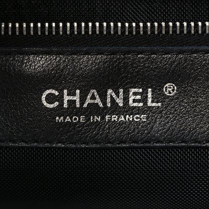 Chanel Calfskin Mesh Hidden Sequin CC Tote Black 6 of 10
