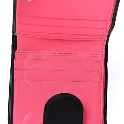 Chanel Calfskin Quilted Cambon Bi-Fold Wallet Black 16 of 18