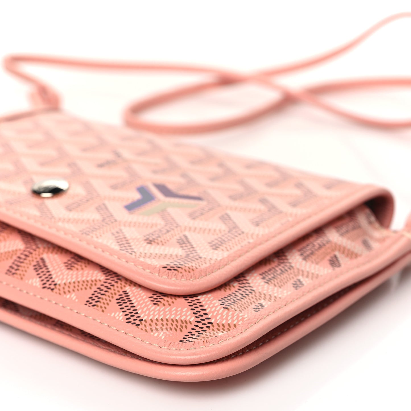 Goyardine Plumet Wallet Clutch Pink
