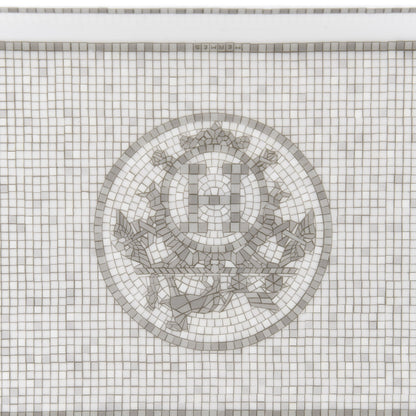 Hermes Porcelain Mosaique Au 24 Sushi Plate Platine 4 of 6