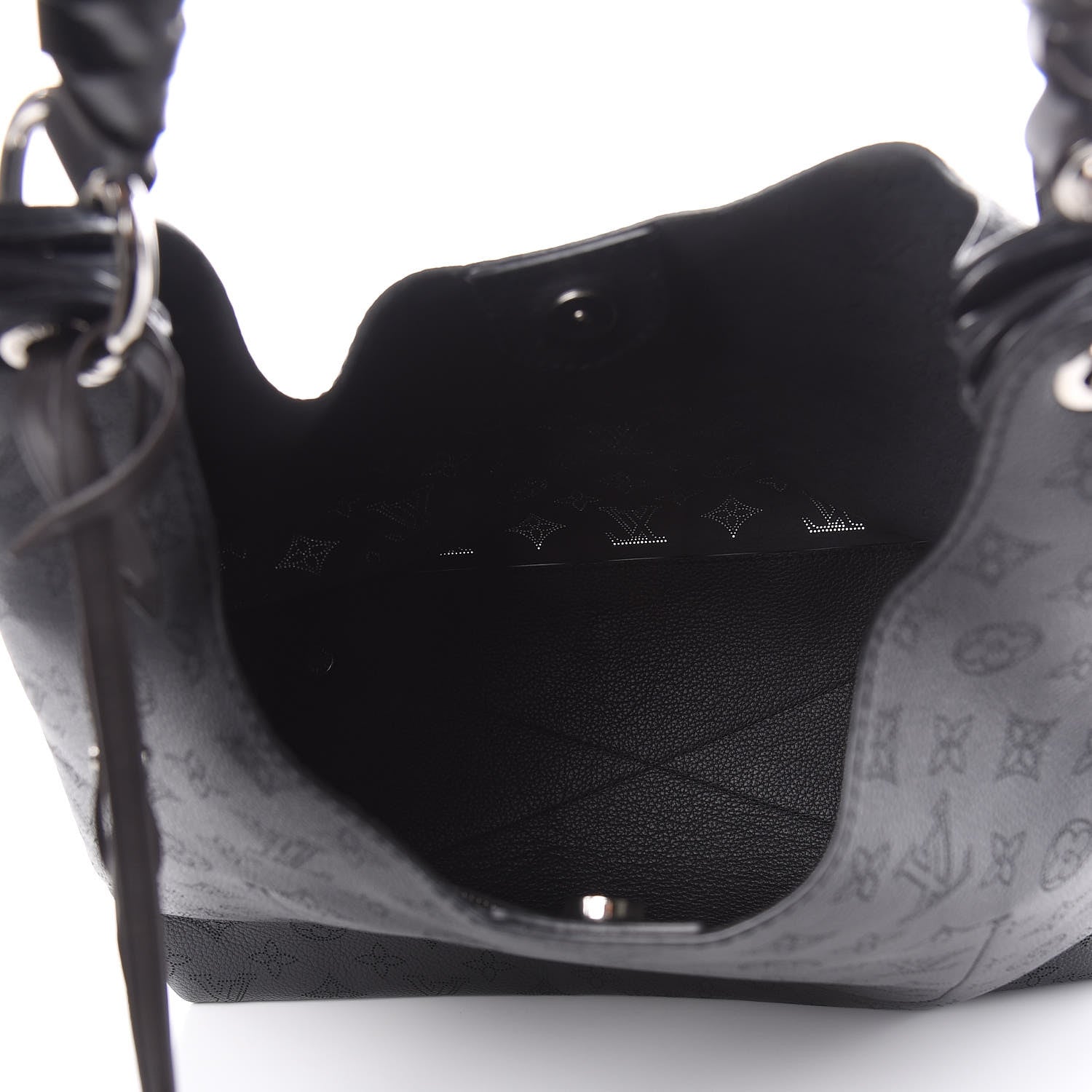 Louis Vuitton Mahina Carmel Hobo Black 5 of 10