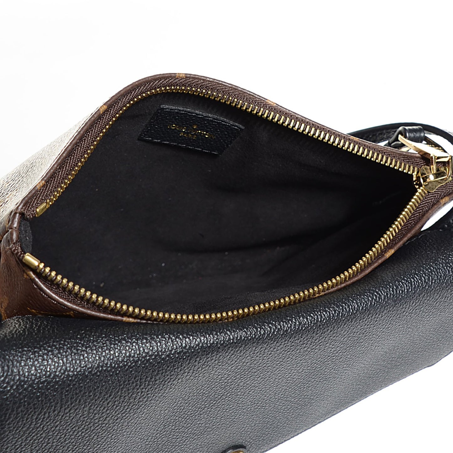 Monogram Twinset Clutch Black