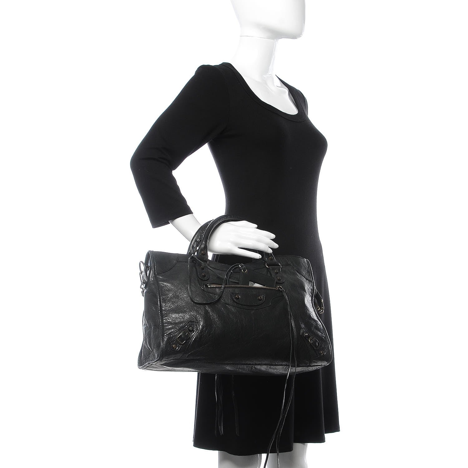 Balenciaga Agneau Classic Hardware City Black 3 of 9