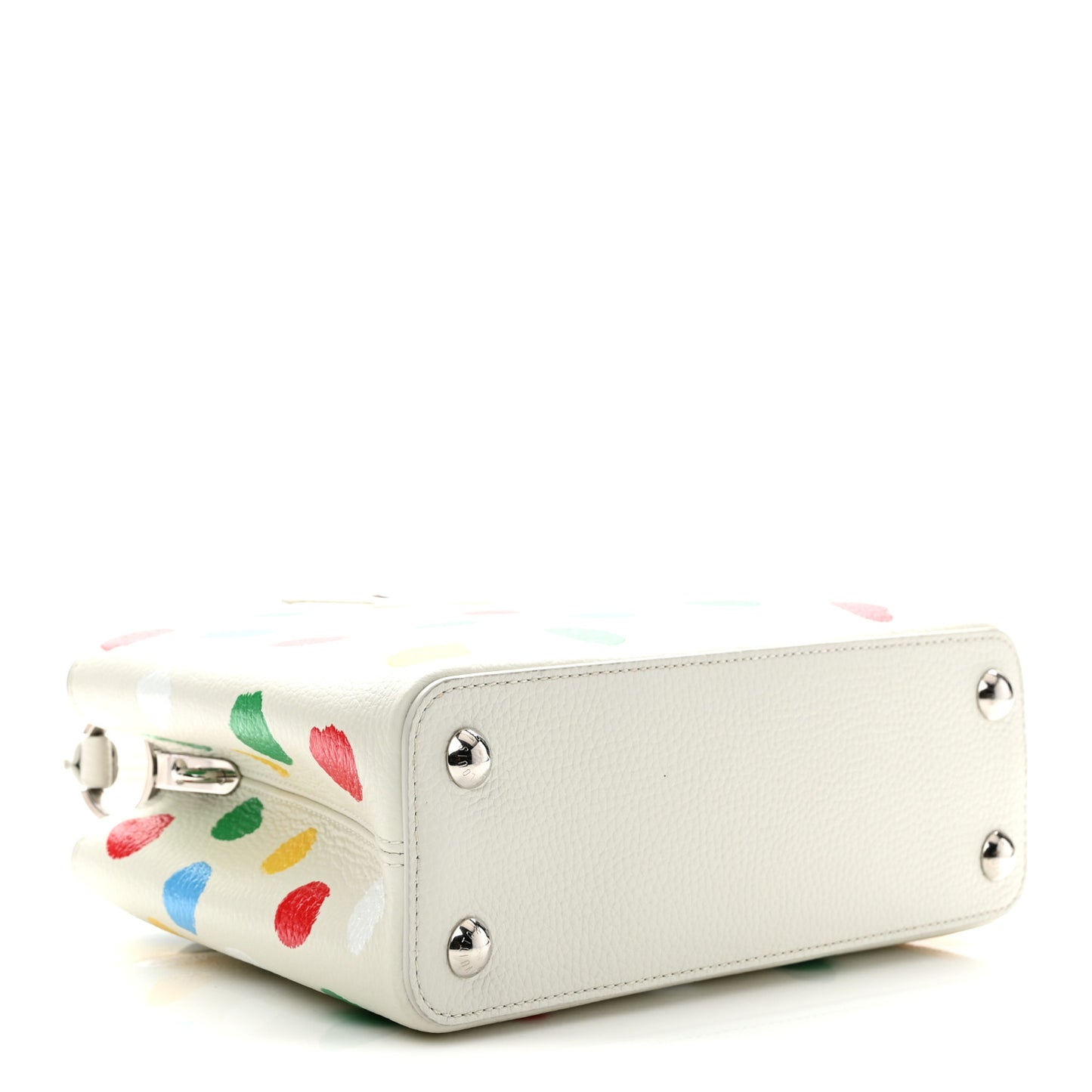 LV X YK Taurillon Capucines BB White